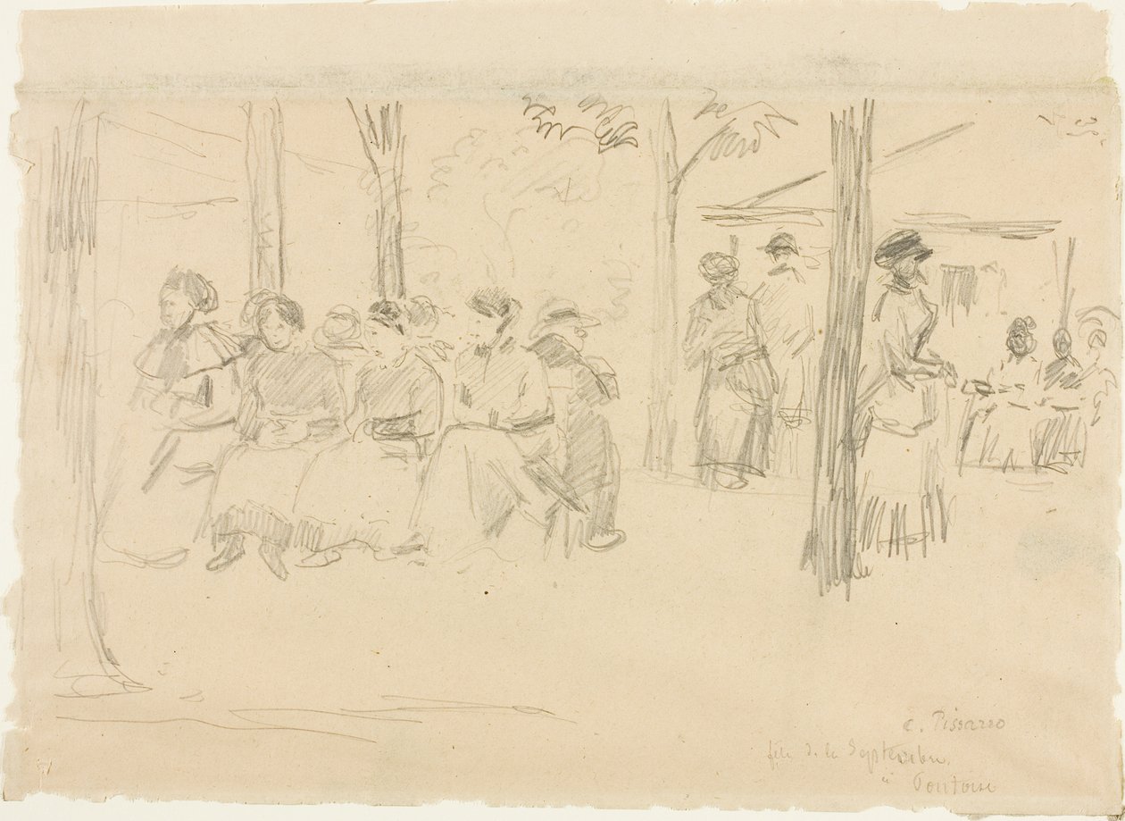 Festa a Pontoise da Camille Pissarro