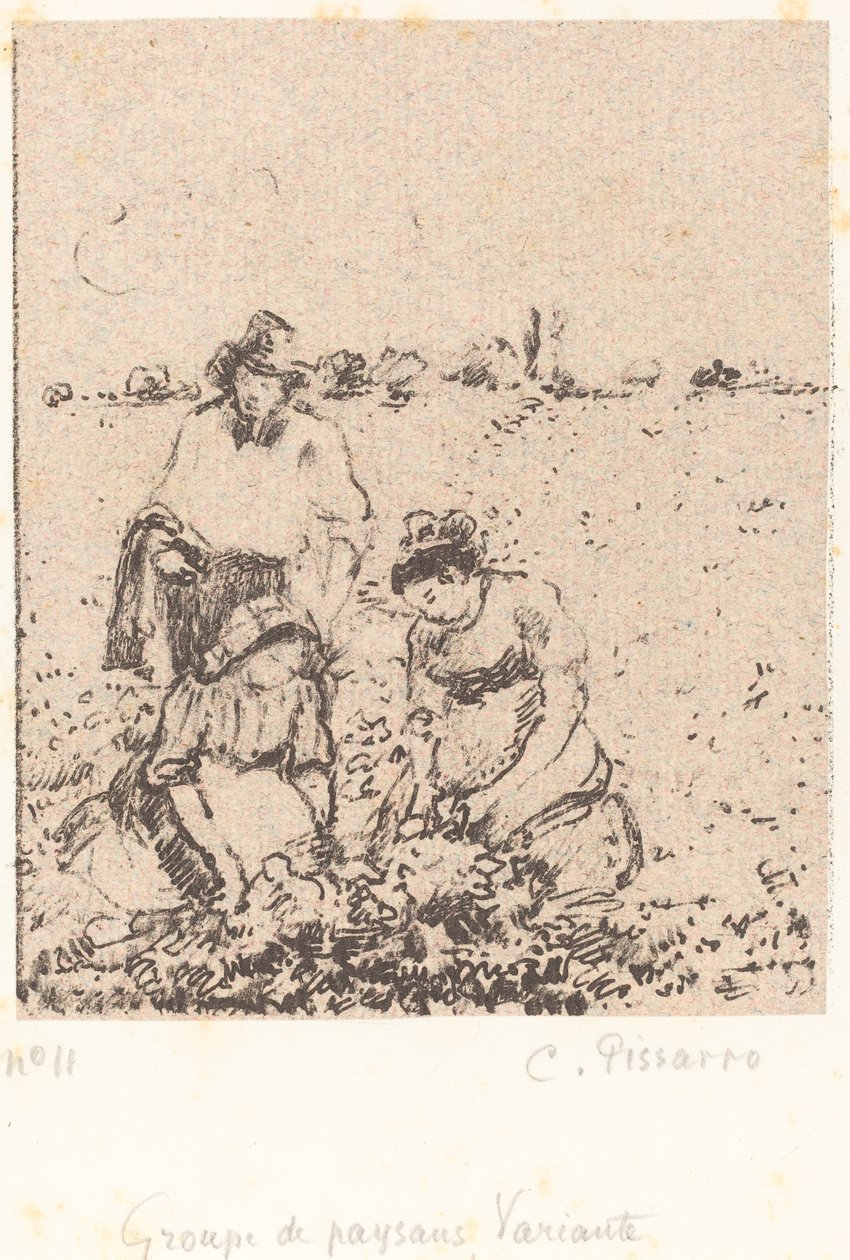 Gruppo di contadini da Camille Pissarro
