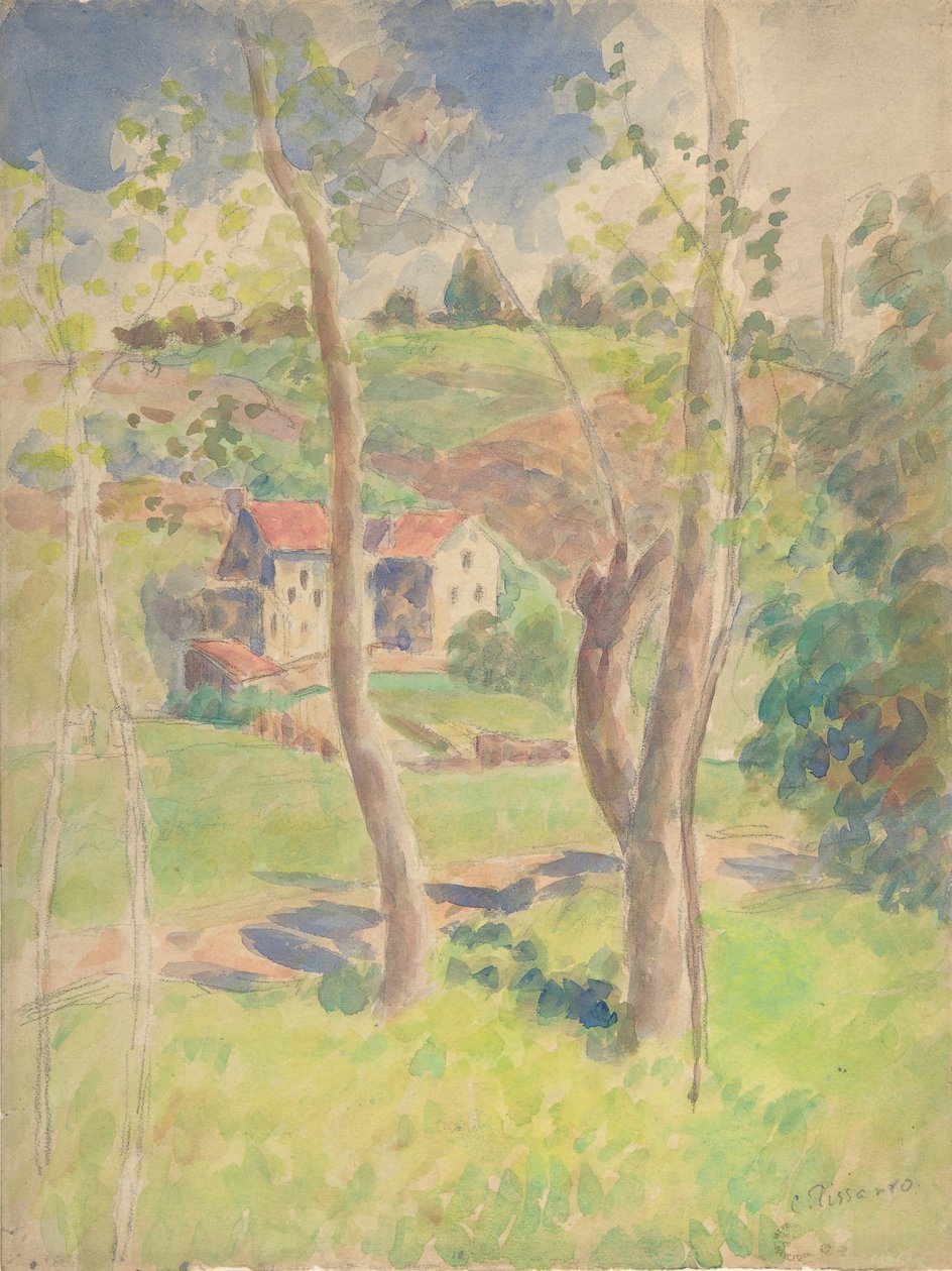 Paesaggio, seconda metà del XIX secolo da Camille Pissarro