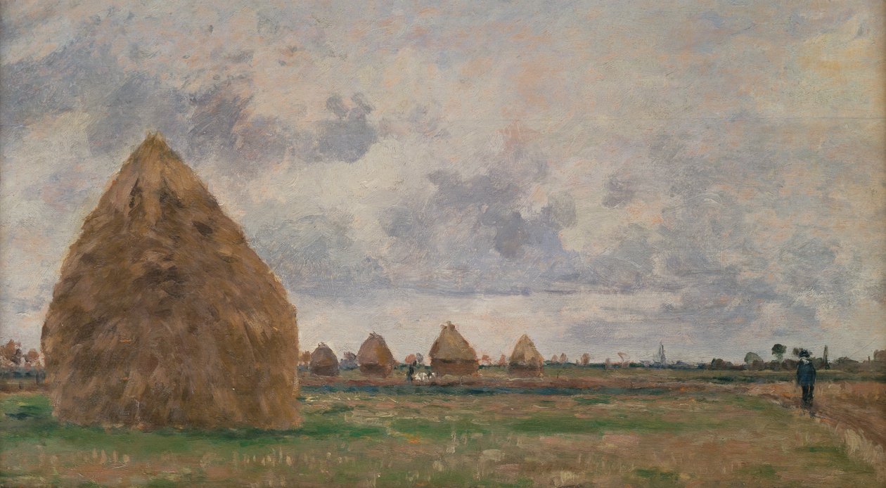 Paesaggio con Covoni di Fieno da Camille Pissarro
