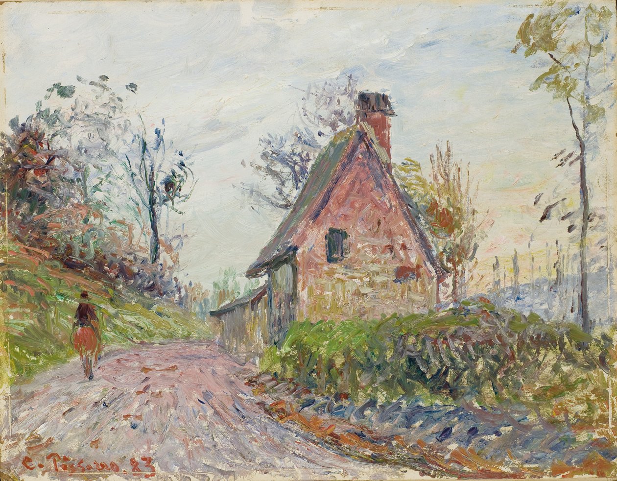 I dintorni di Rouen da Camille Pissarro