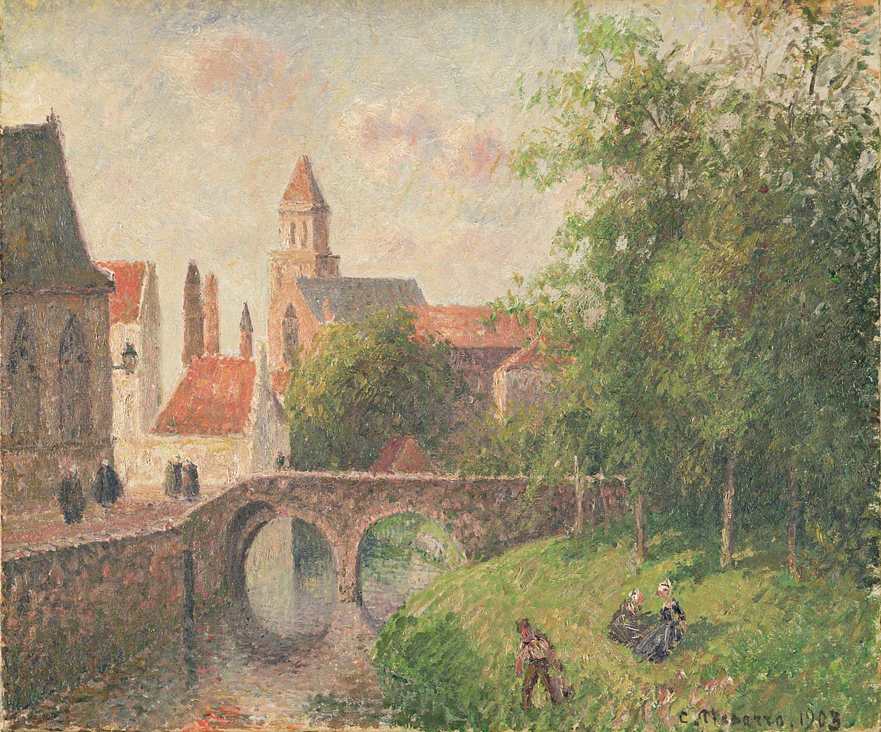 Vecchio Ponte, Bruges da Camille Pissarro