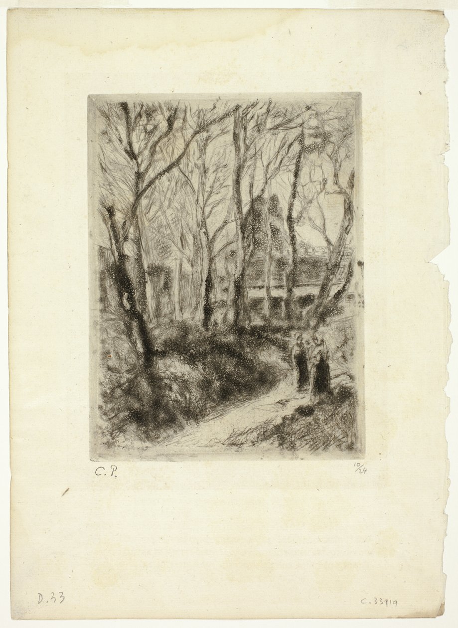 Sentiero a Pontoise da Camille Pissarro