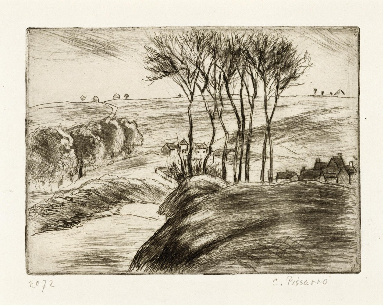 Paesaggio a Osny da Camille Pissarro