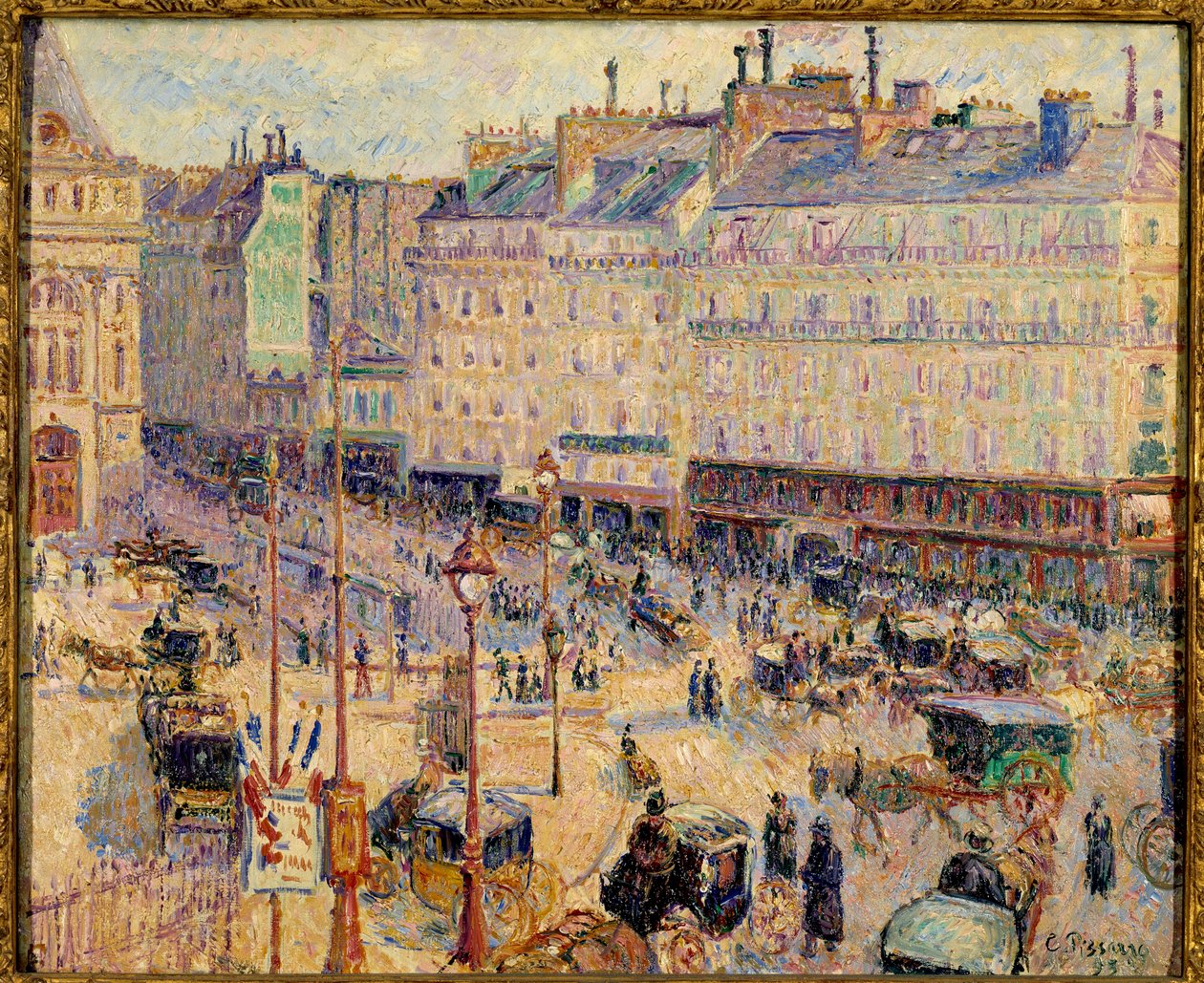 Place du Havre a Parigi nel 1893 da Camille Pissarro
