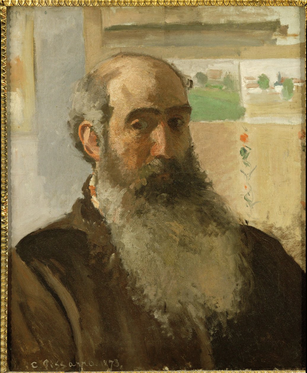 Autoritratto... (olio su tela) da Camille Pissarro