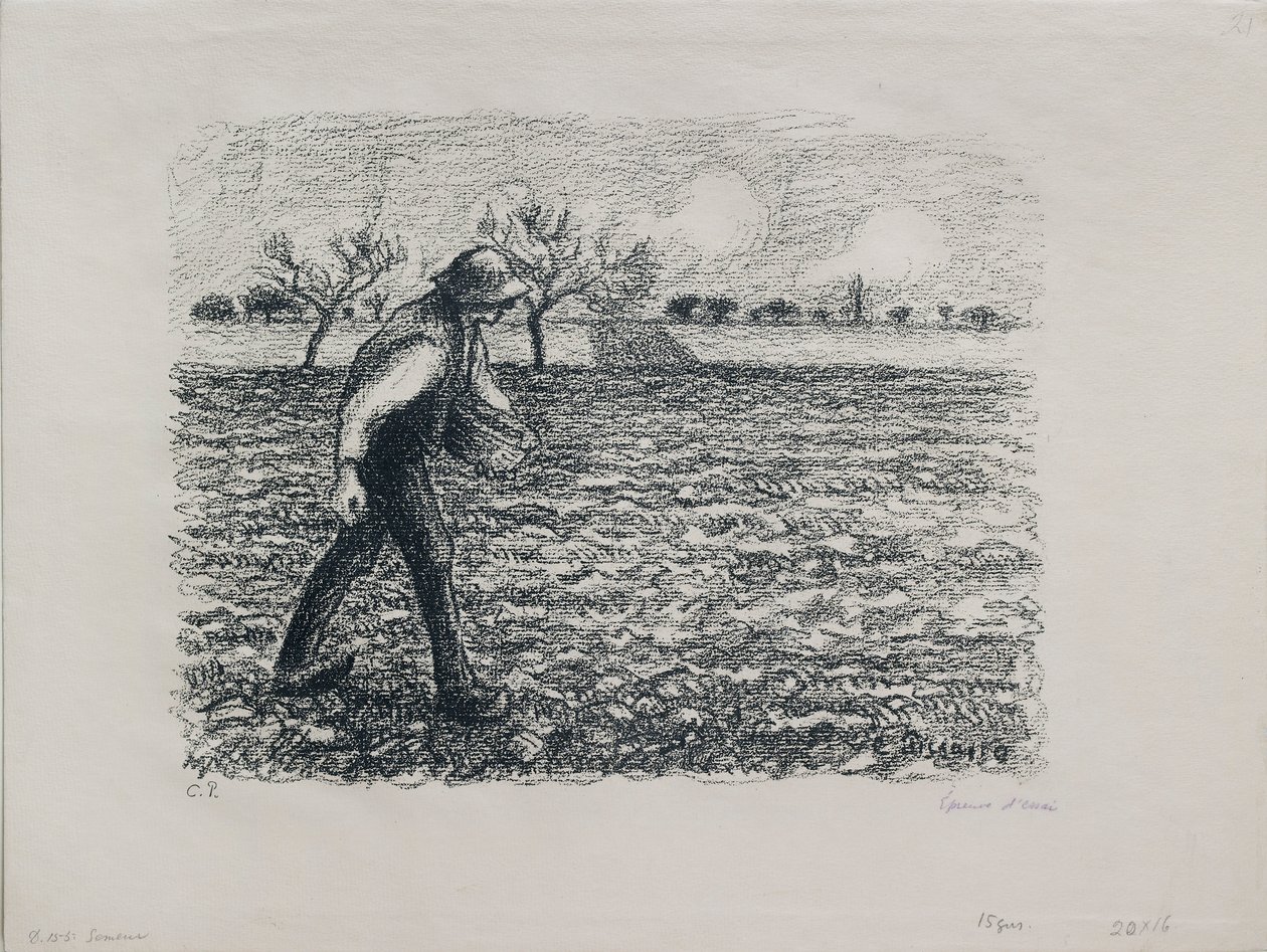 Semeur, 1896 da Camille Pissarro