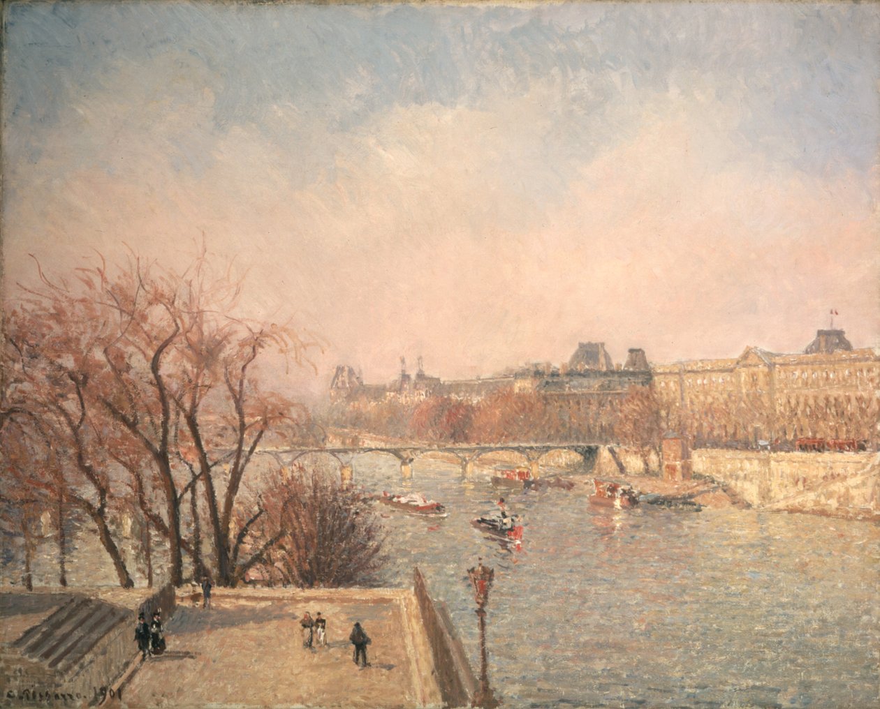 Il Louvre: Mattina da Camille Pissarro