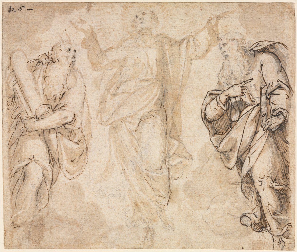 La Trasfigurazione (recto) da Camillo Procaccini