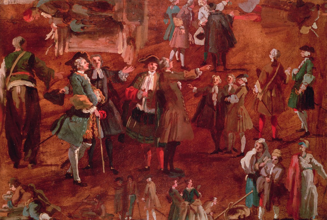 Studi di figure da Giovanni Antonio Canal
