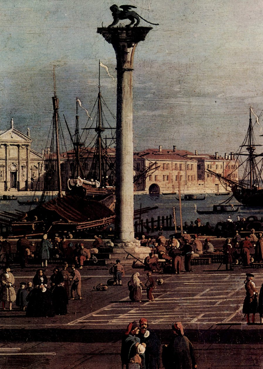 La Piazzetta (dettaglio) da Giovanni Antonio Canal
