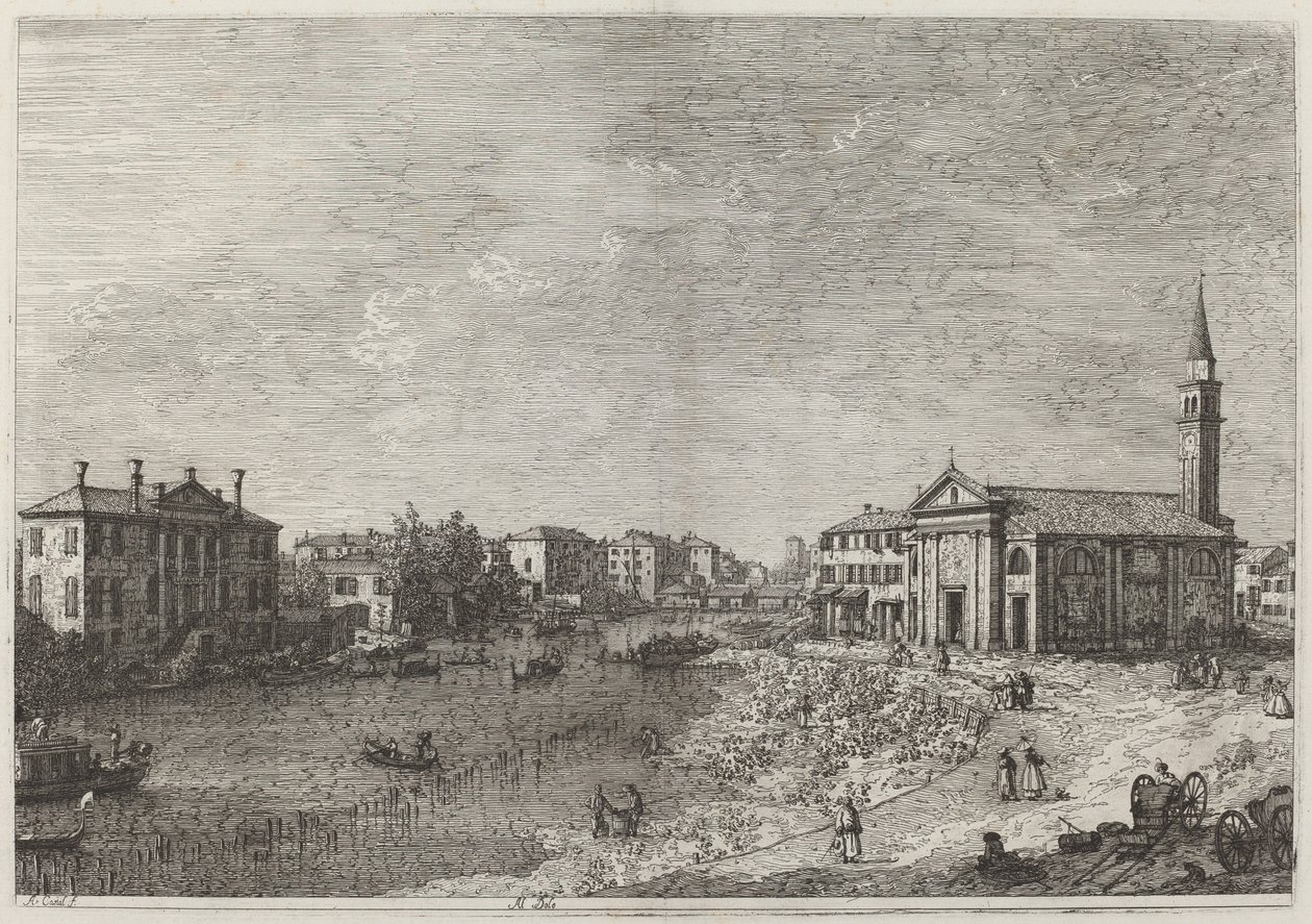 Al Dolo, c. 1735-1746 da Canaletto