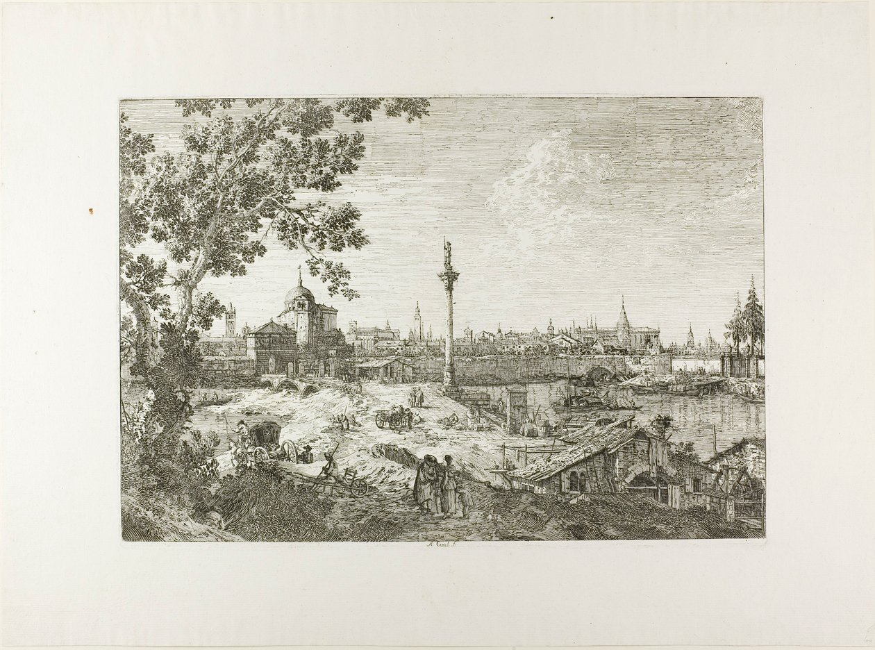 Veduta immaginaria di Padova, da Vedute da Canaletto