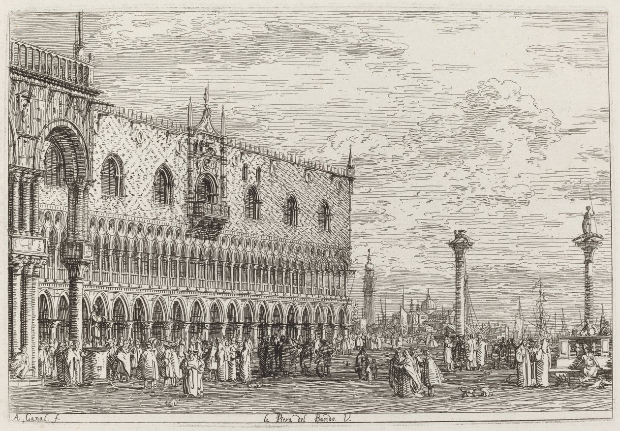 La Piera del Bando da Canaletto