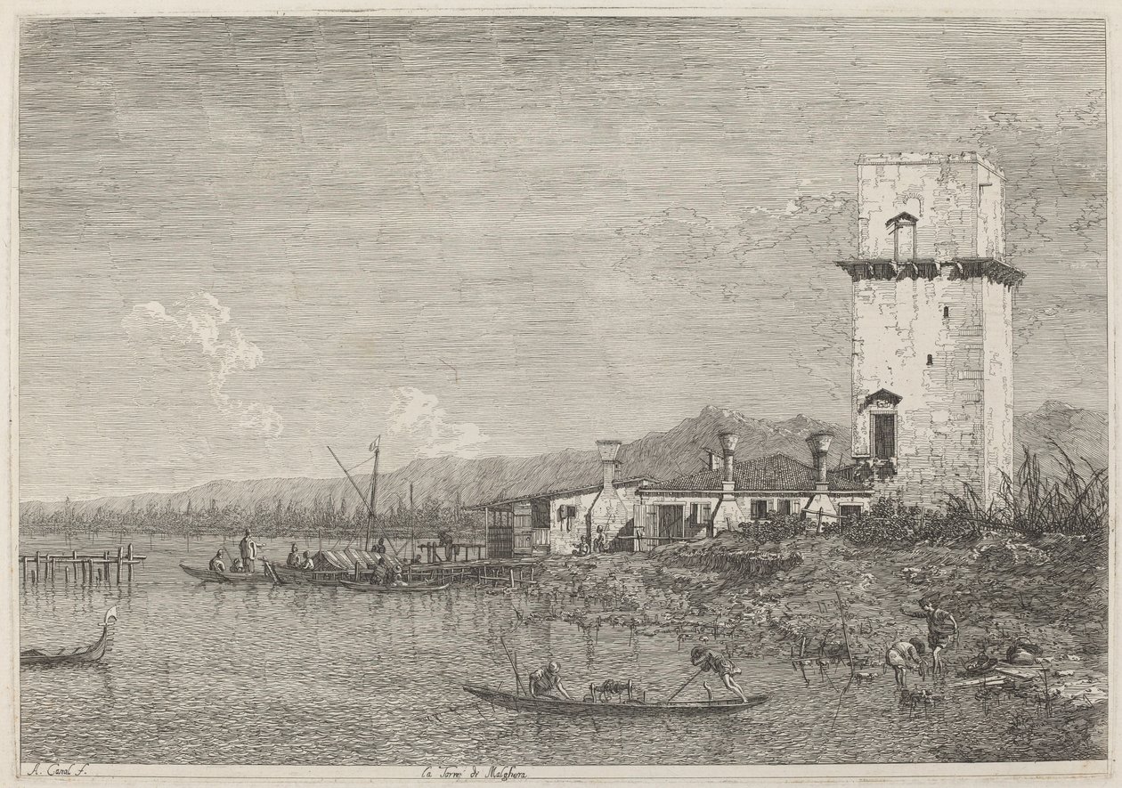 La Torre di Malghera da Canaletto