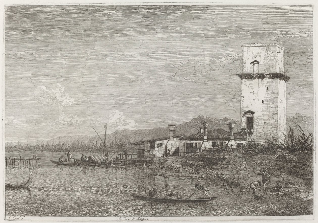 La Torre di Malghera da Canaletto