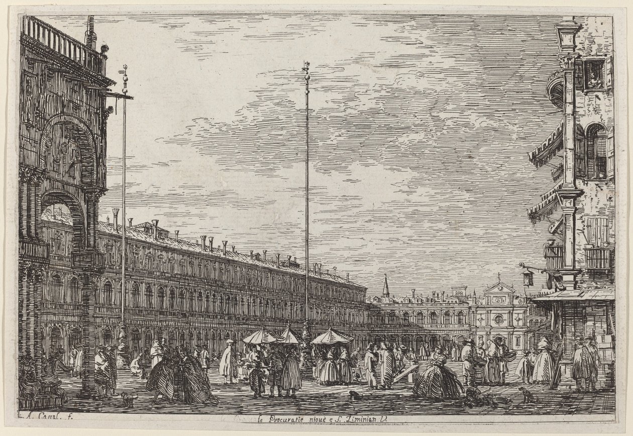 Le Procuratie Nuove e S. Ziminian V. da Canaletto