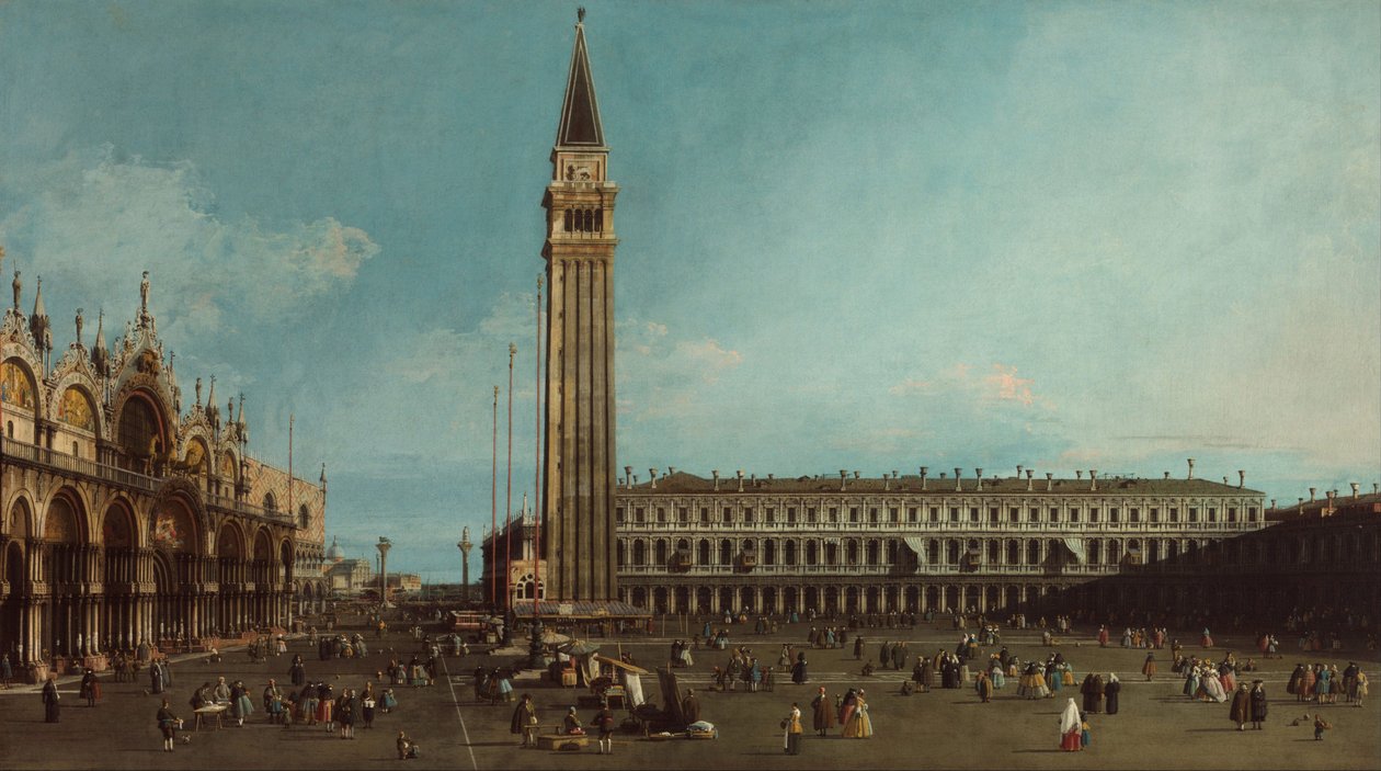 La Piazza San Marco, Venezia da Giovanni Antonio Canal