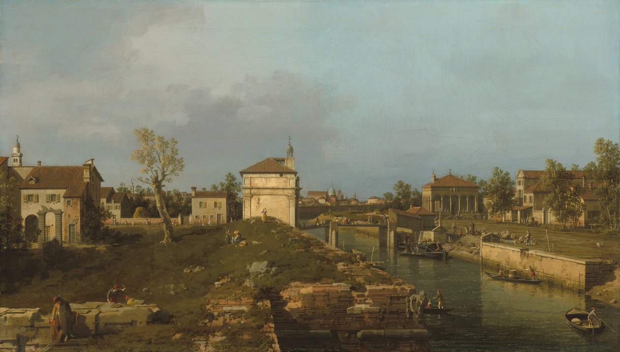 La Porta Portello, Padova da Canaletto