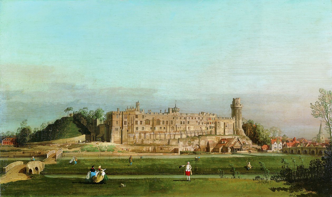 Castello di Warwick, 1748 da Giovanni Antonio Canal