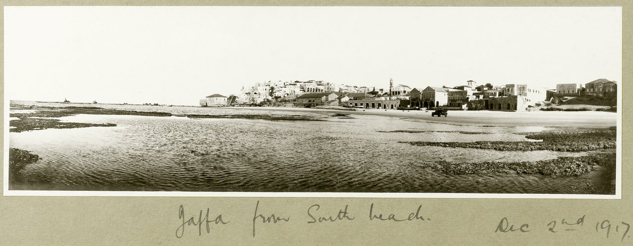 Jaffa dalla spiaggia sud, 2 dicembre 1917 da Capt. Arthur Rhodes