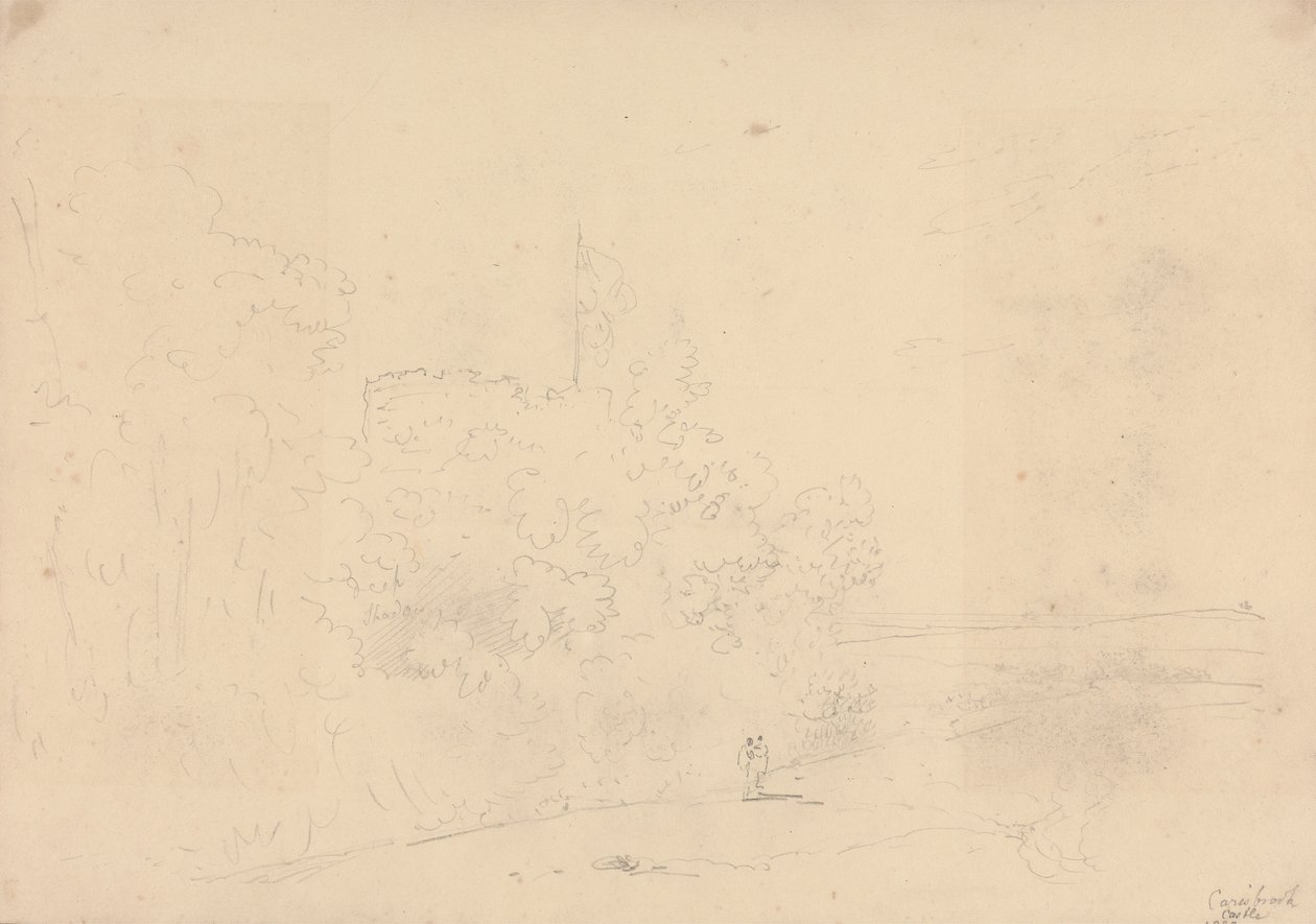 Castello di Carisbrooke, Isola di Wight da Capt. Thomas Hastings
