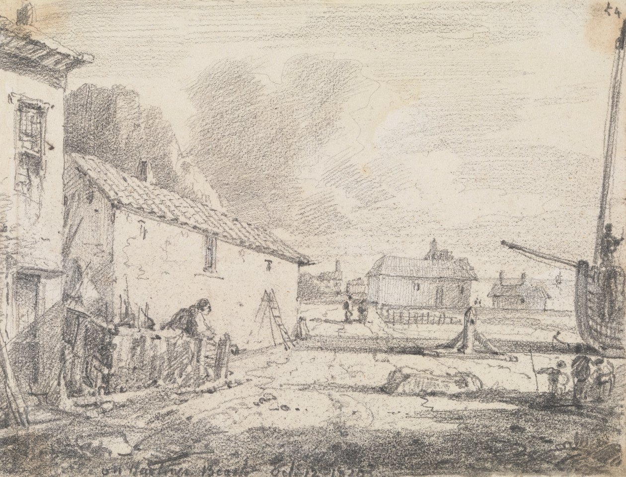 Sulla spiaggia di Hastings, 12 ottobre 1820 da Capt. Thomas Hastings