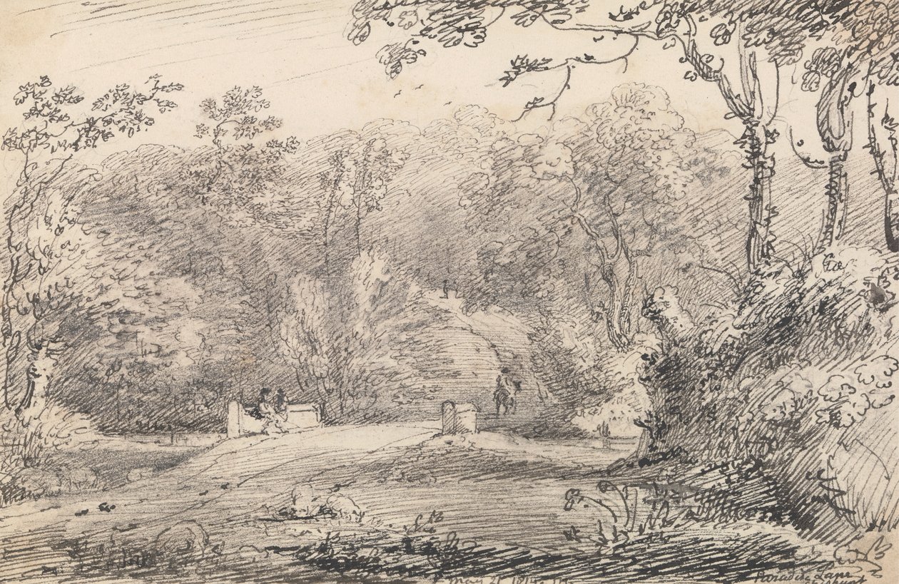 Paradise Lane, Cheshunt, 21 maggio 1814 da Capt. Thomas Hastings