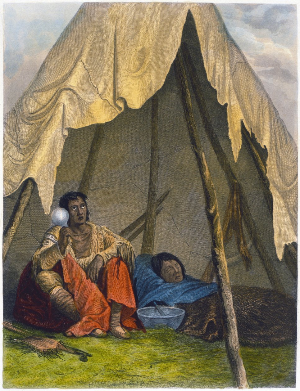 Sciamano, 1853 da Captain Seth Eastman