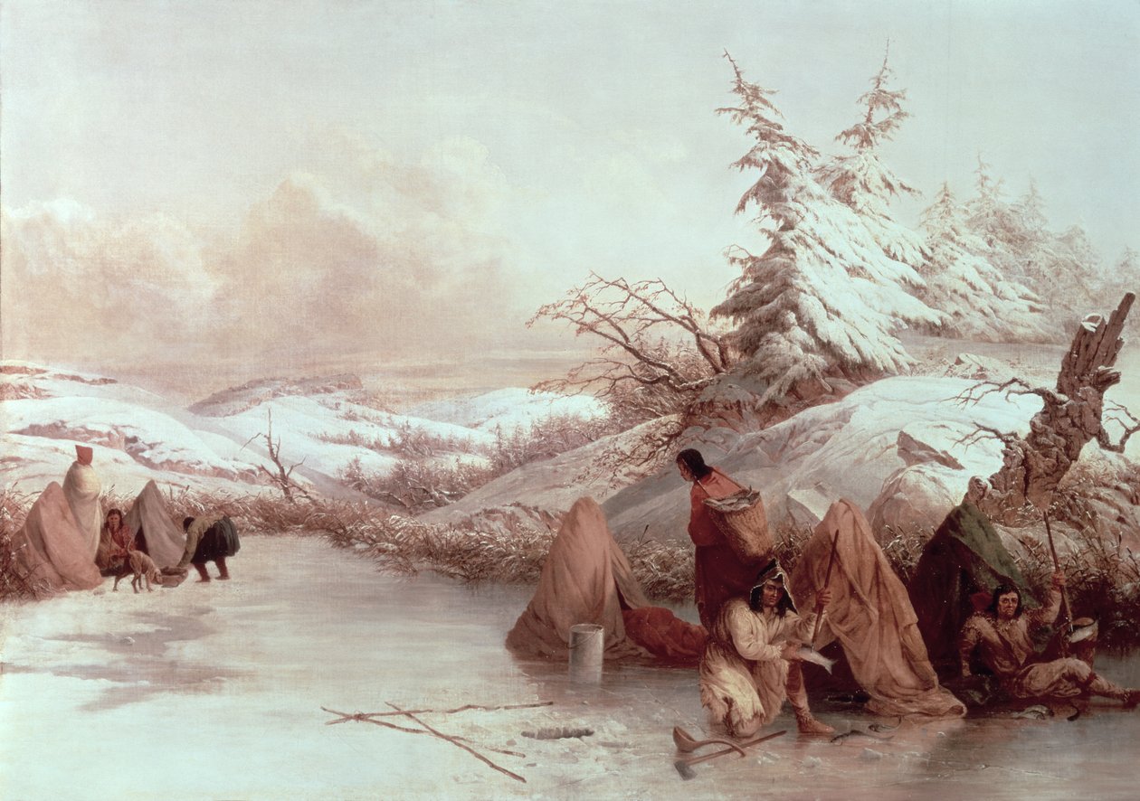 Pesca con la lancia in inverno da Captain Seth Eastman