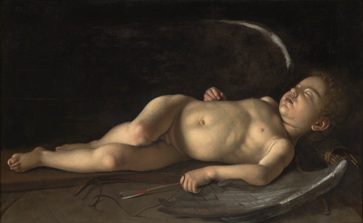 Cupido addormentato da Caravaggio