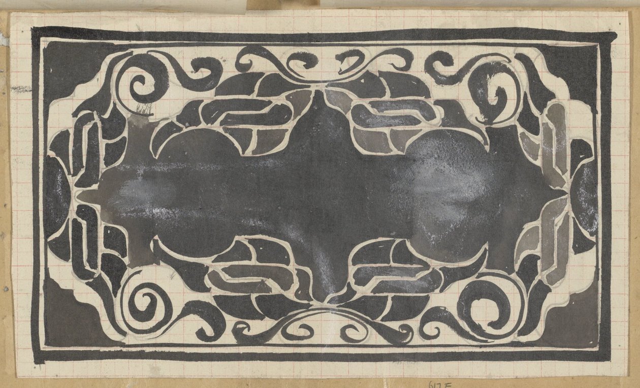 Progetto decorativo da Carel Adolph Lion Cachet