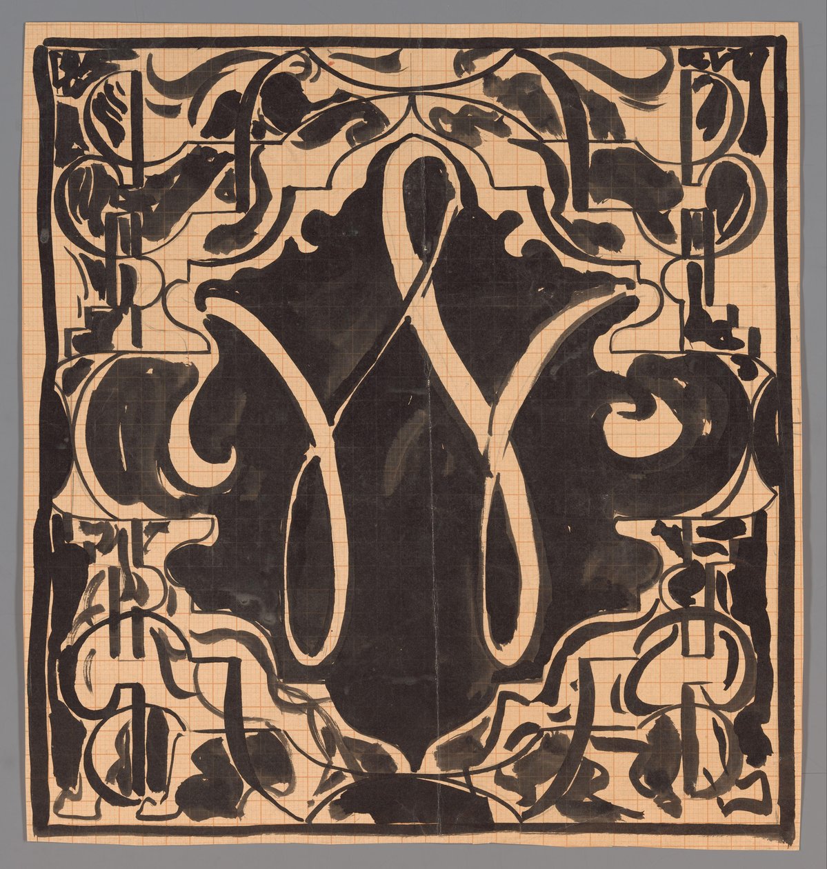 Progetto di copertina per Wendingen da Carel Adolph Lion Cachet