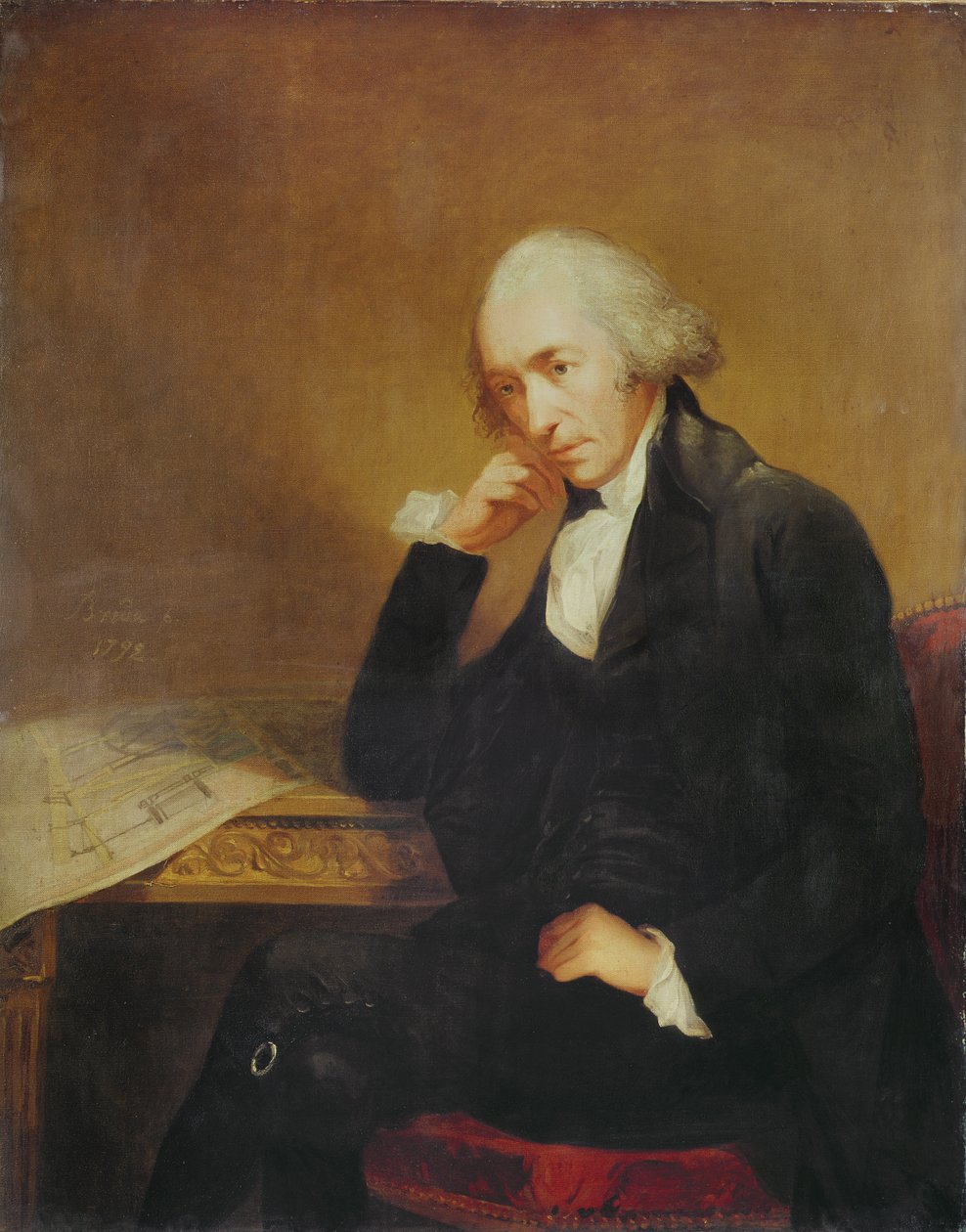 Ritratto di James Watt (1736-1819) 1792 da Carl Frederick von Breda