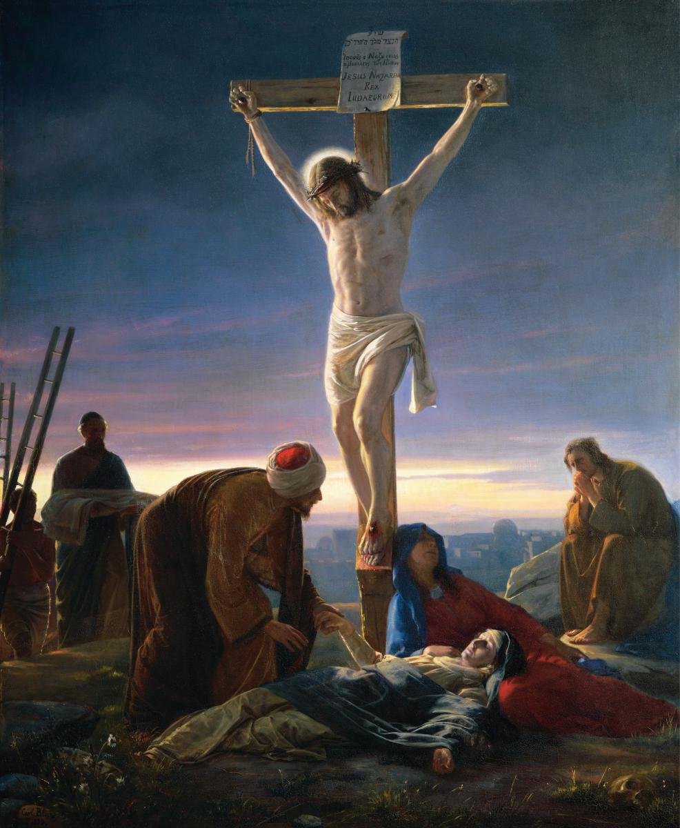 Cristo sulla Croce da Carl Heinrich Bloch