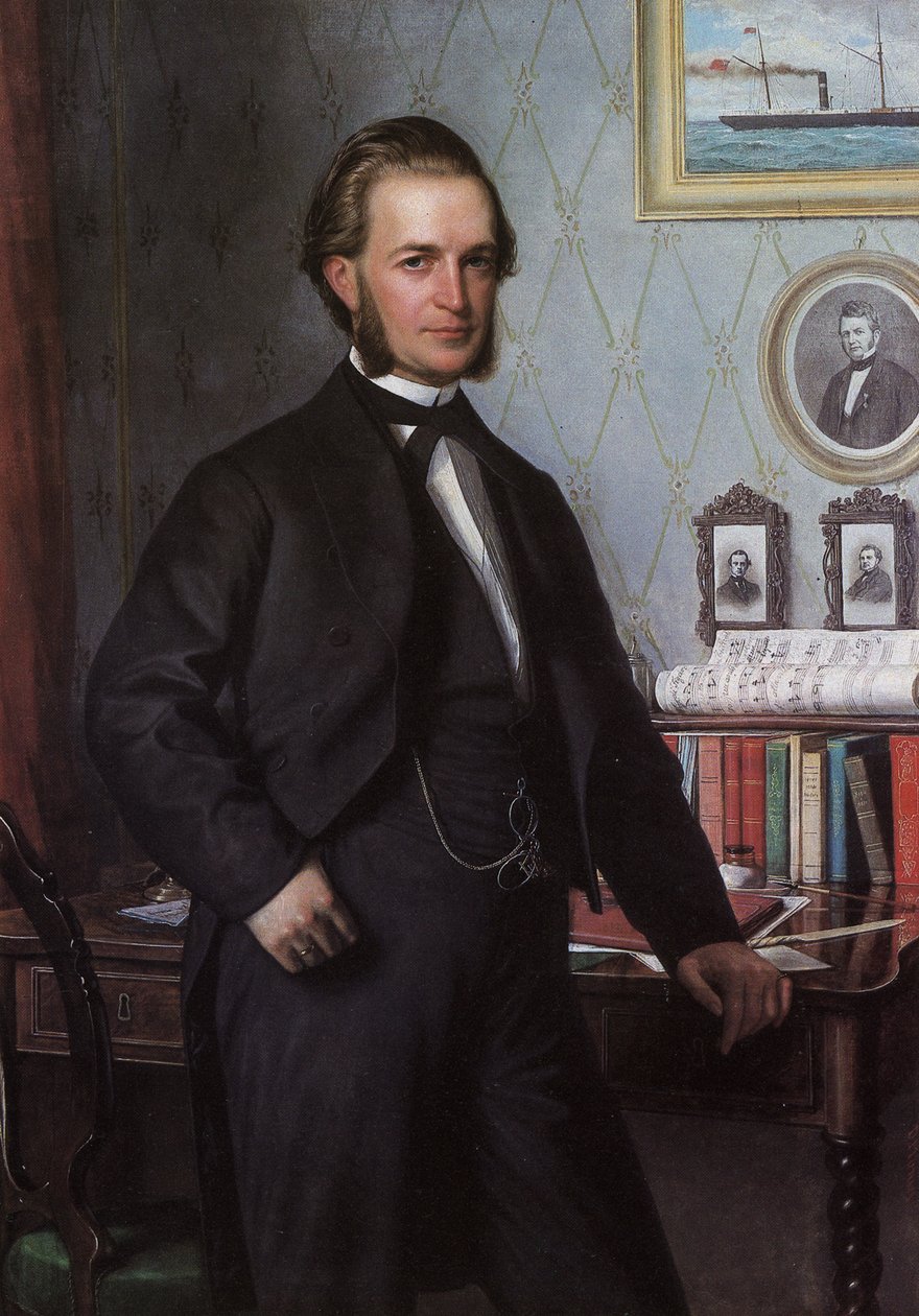 Ritratto di Johan Hansen da Carl Heinrich Bloch