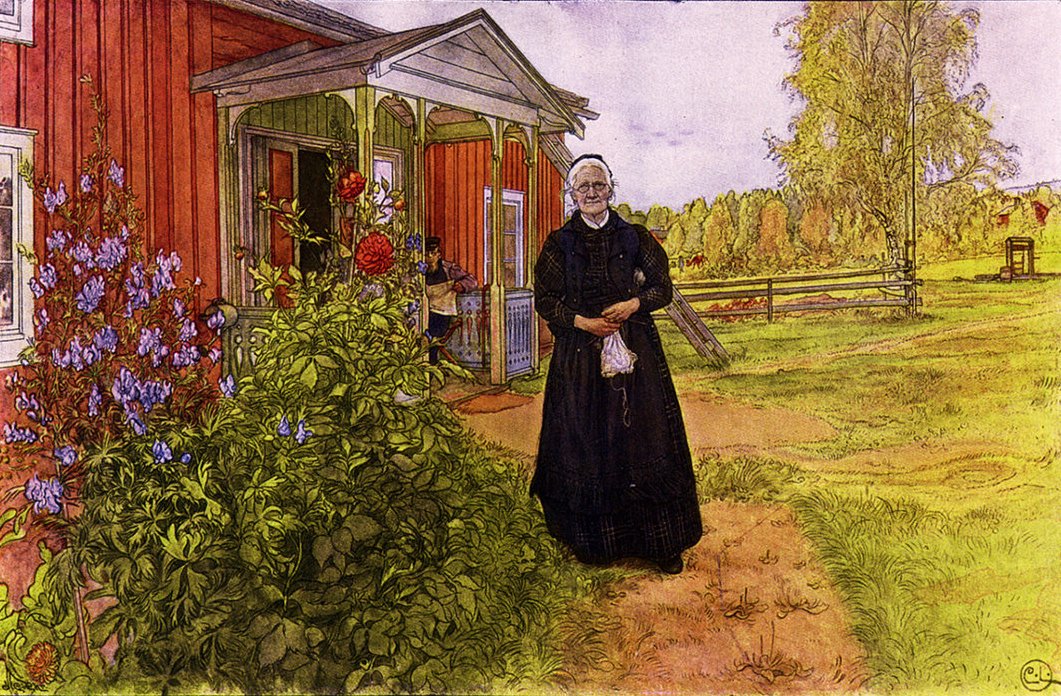 Padre e madre da Carl Larsson