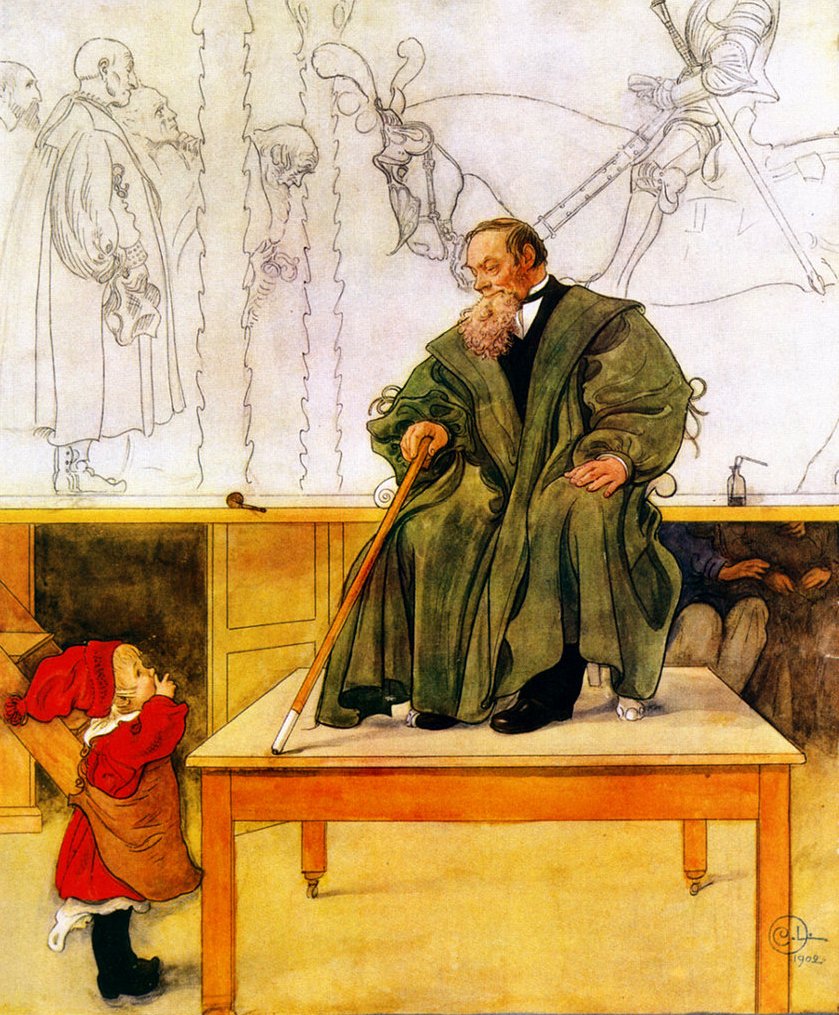 Nonno ed Esbjörn da Carl Larsson