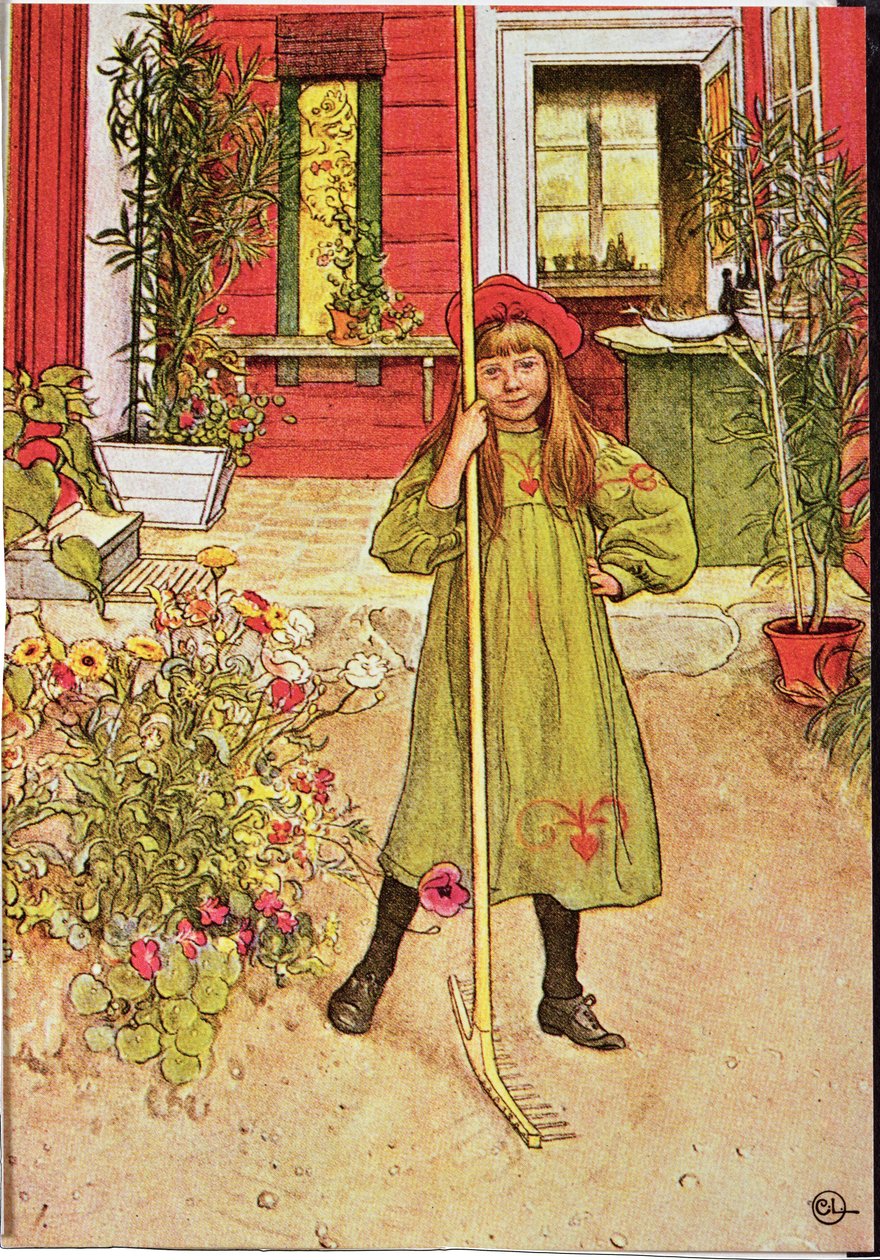 Krattning da Carl Larsson