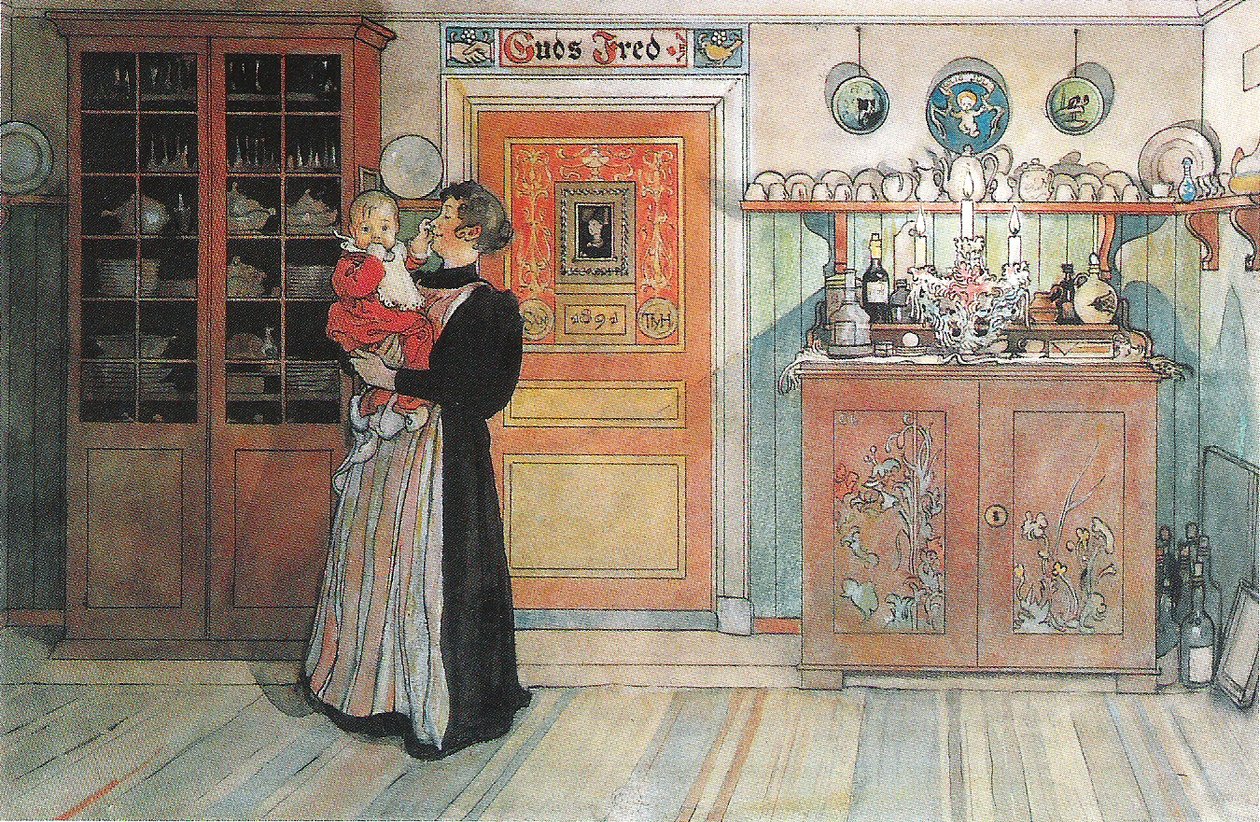 Tra Natale e Capodanno da Carl Larsson
