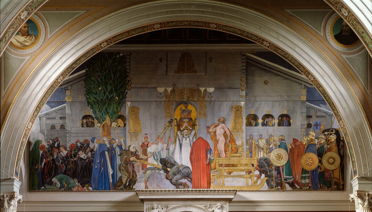 Il sacrificio di metà inverno da Carl Larsson