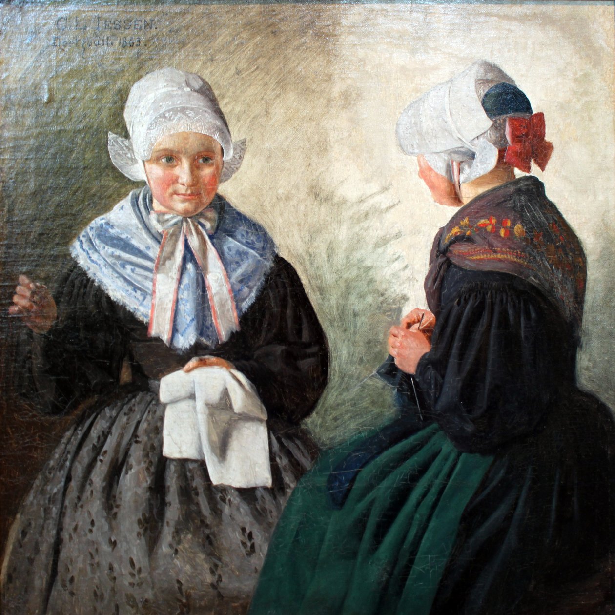 Due contadini frisiani da Carl Ludwig Jessen