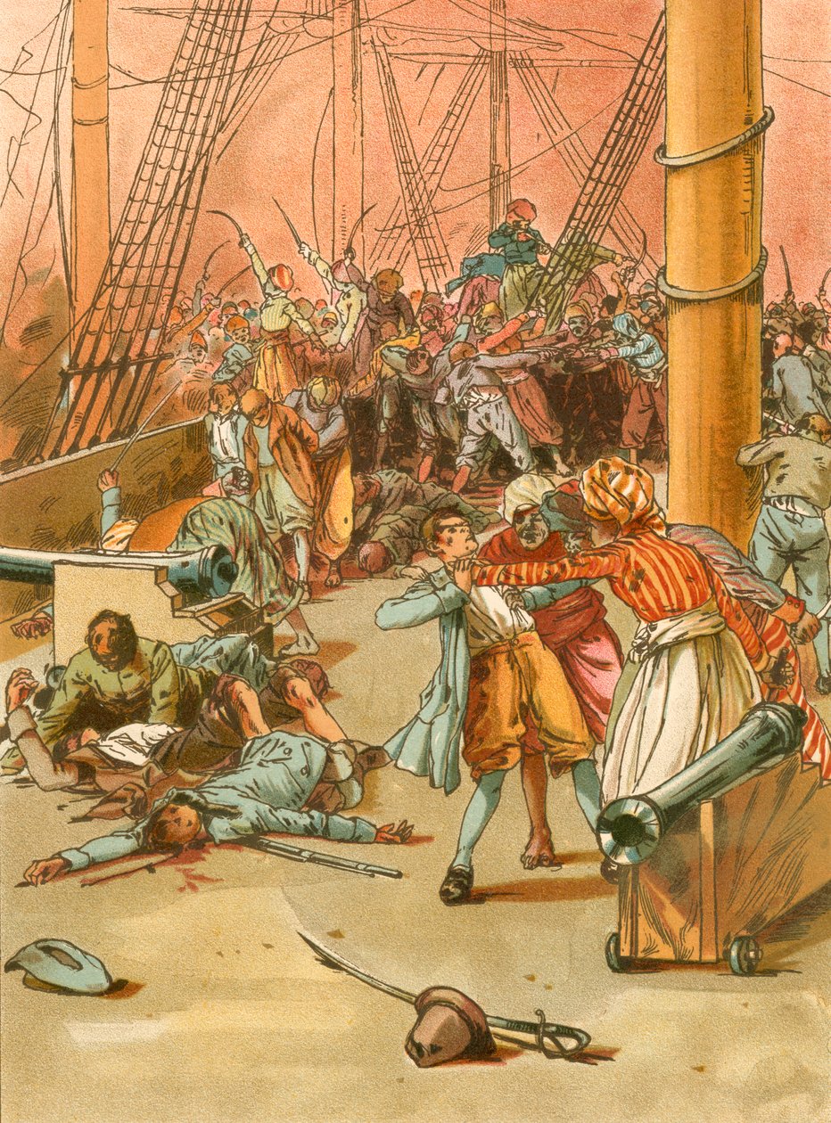 Attaccato dai pirati da Carl Marr