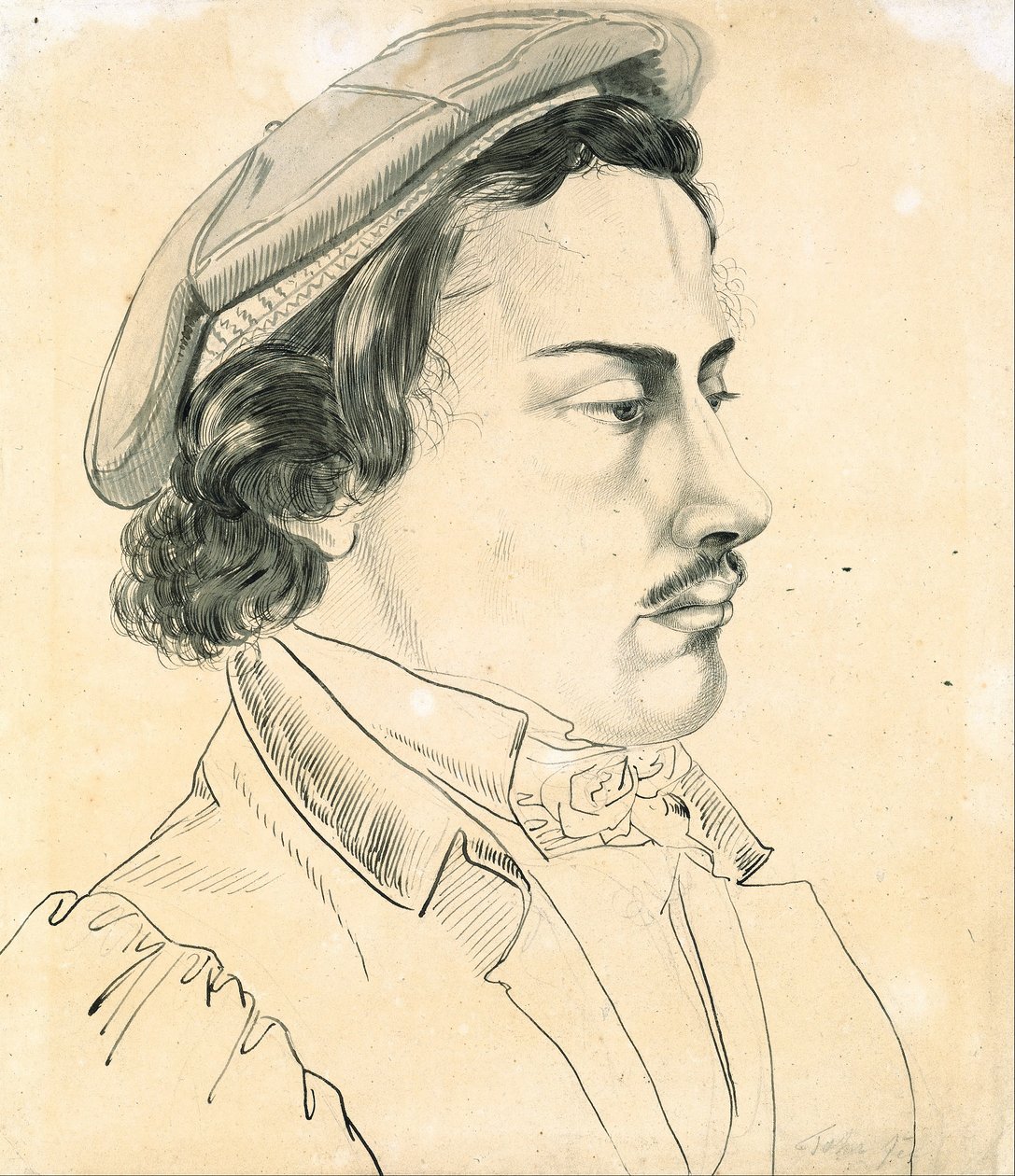 Ritratto di uno studente da Carl Philipp Fohr