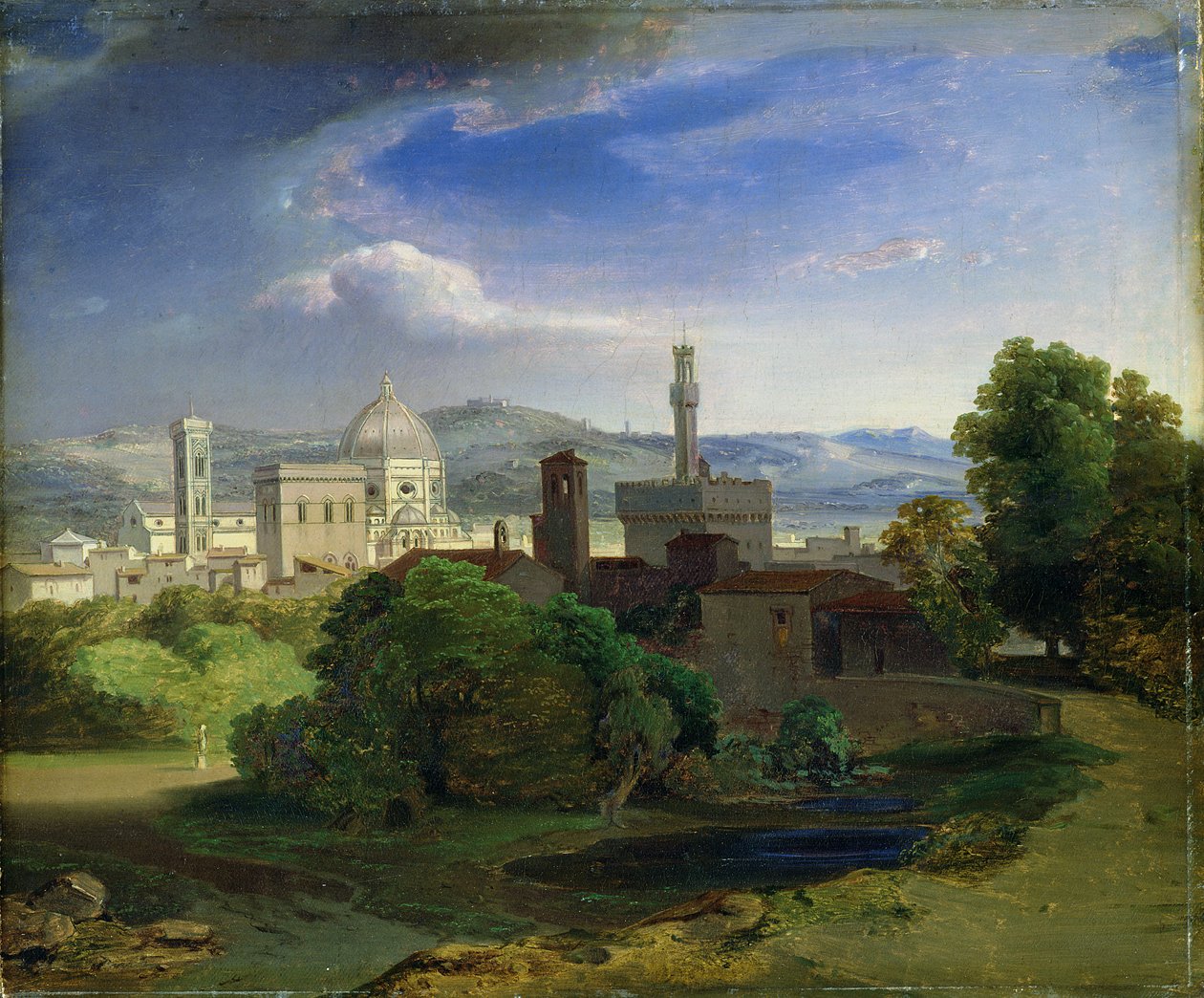 Veduta su Firenze, c.1829 da Carl Rottmann