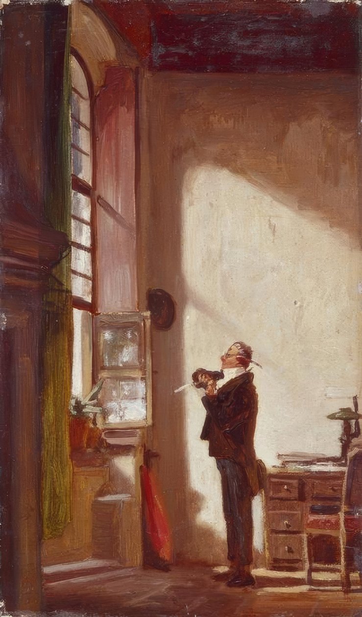 Lo scriba da Carl Spitzweg