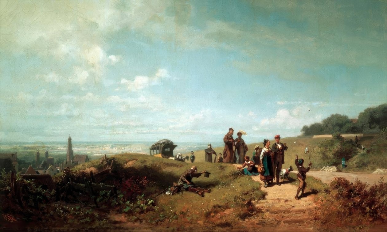 La passeggiata domenicale da Carl Spitzweg