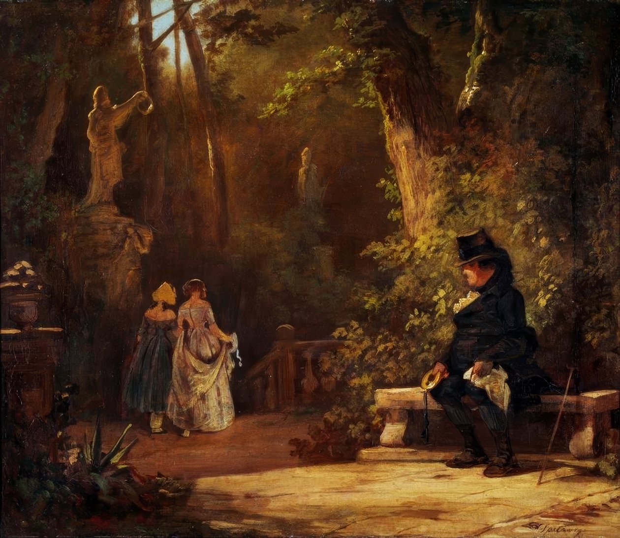 Il vedovo da Carl Spitzweg