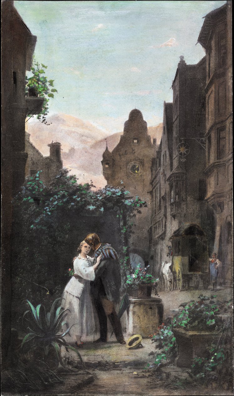 Addio, 1855 da Carl Spitzweg
