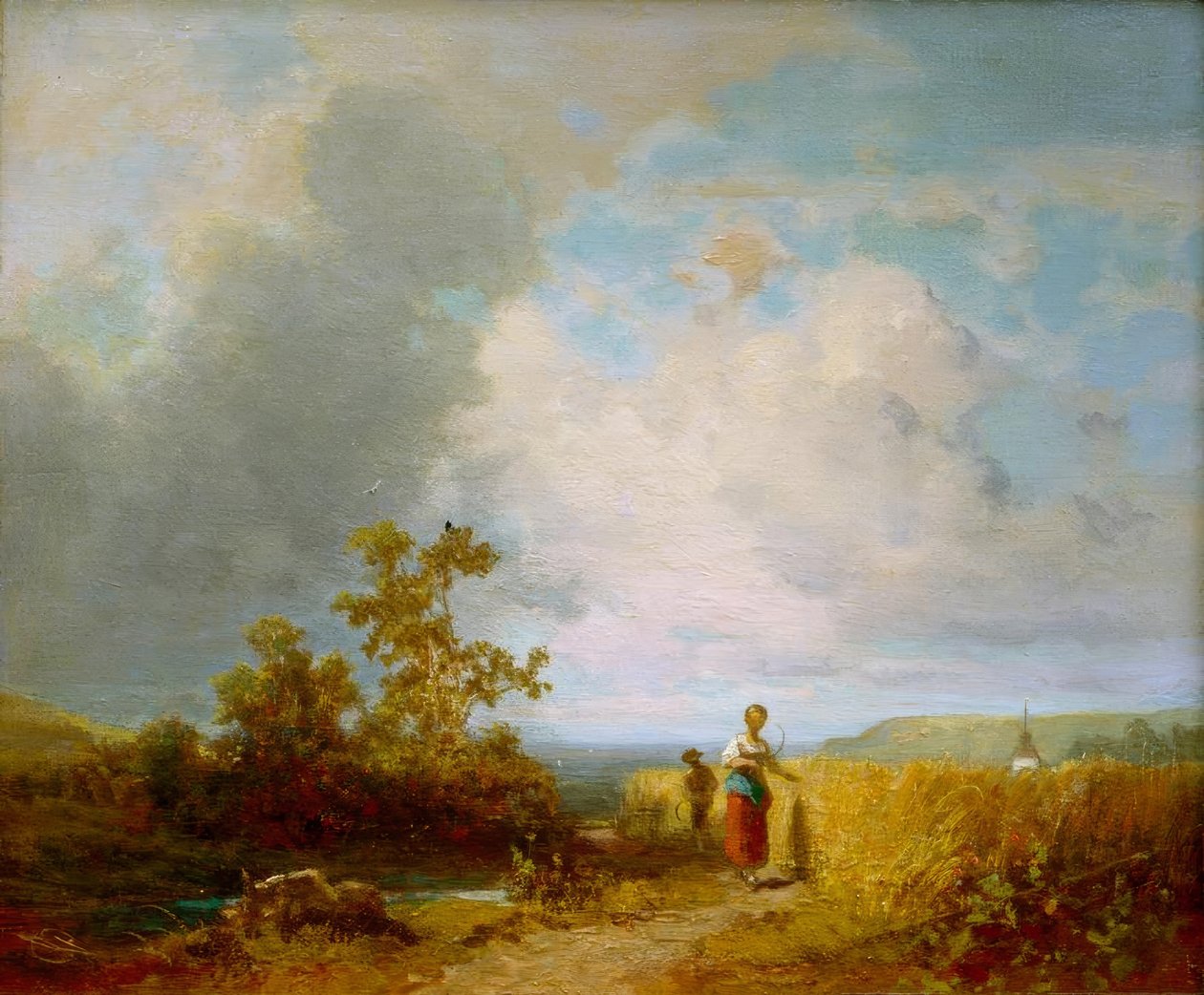Mietitori al raccolto da Carl Spitzweg